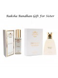 Menjewell Rakshabandhan Gift For Sister With Tulip Perfume 20ml, Light Smell Perfume 100ml 
