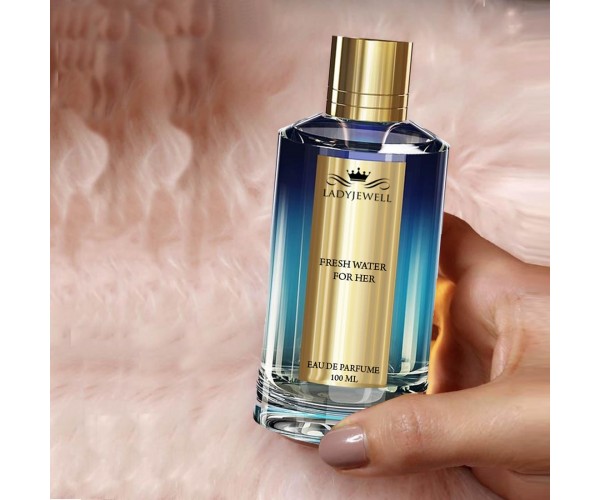 LADYJEWELL FRESH WATER  Eau de Parfum  for  Women with Bergamot, Pink Pepper |Long Lasting Aqua EDP Fragrance Scent, 50 Ml Luxury Perfume For Women | 