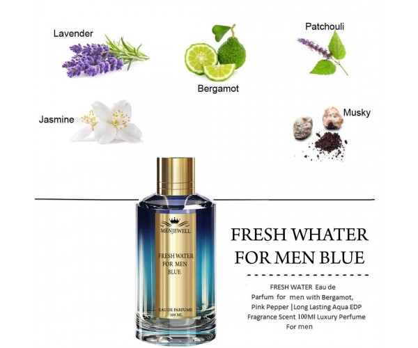 Menjewell FRESH WATER FOR BLUE Men - 100 ml