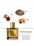 MENJEWELL  White musk unisex Perfume  | Soothing , Luxury skin cream like smell notes of Musk and Amber  Long-Lasting 