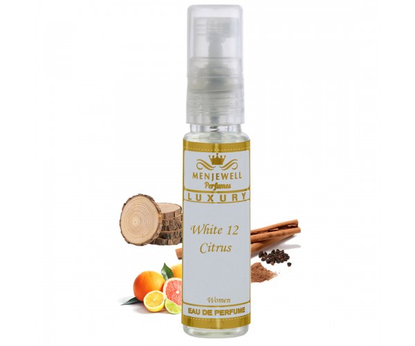 Menjewell White 12 Citrus perfume 10ml for women