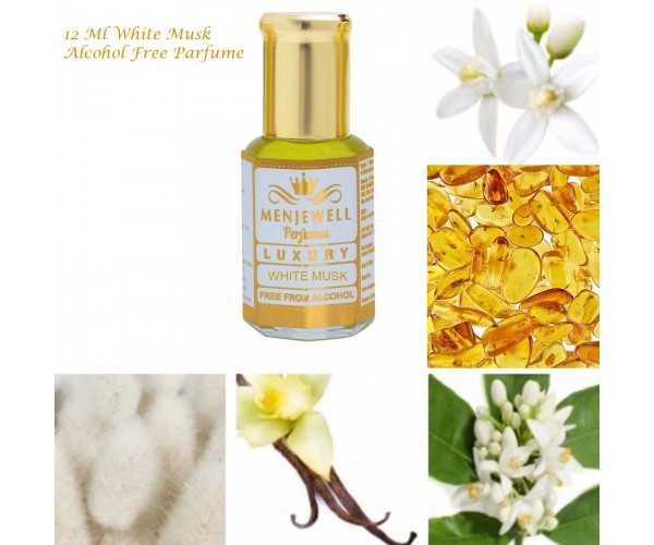 Menjewell WHITE MUSK Non Alcoholic  Perfume For Men & Women-12 Ml