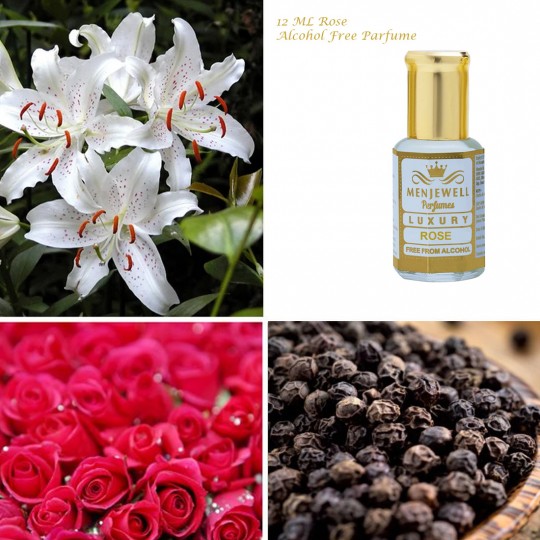 Menjewell ROSE Non Alcoholic  Perfume For Men & Women  12 Ml