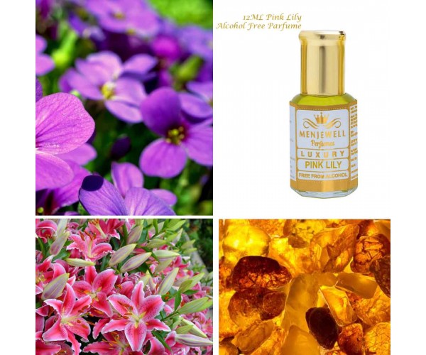 Menjewell PINK LILY Non Alcoholic  Perfume For Men & Women  12 Ml