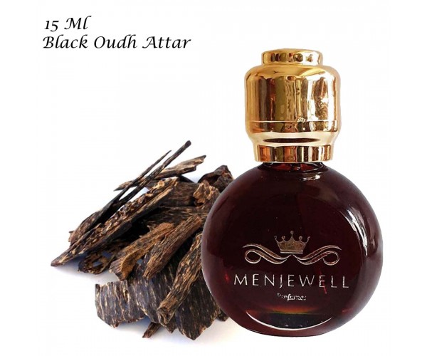 Menjewell Premium Black Oudh Attar Perfume Floral Attar  (Oud (agarwood), Woody)