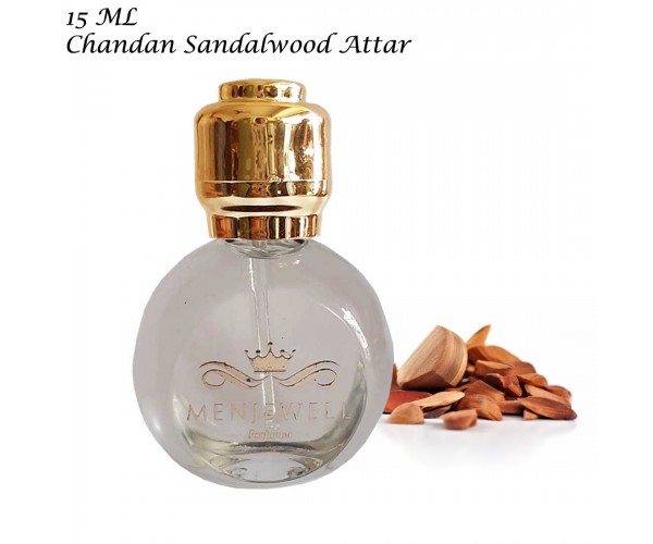 Menjewell Premium Chandan Sandalwood Attar Perfume Floral Attar  (Sandalwood)