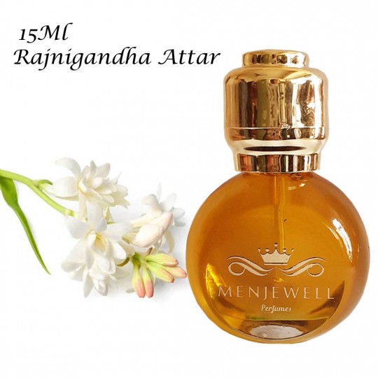 Menjewell Premium Rajnigandha Attar Perfume Floral Attar  (Tuberose/Rajniganda, Floral)-15Ml