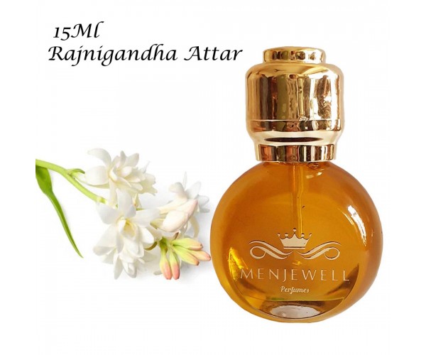 Menjewell Premium Rajnigandha Attar Perfume Floral Attar  (Tuberose/Rajniganda, Floral)-15Ml