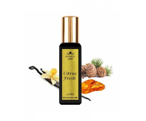 Menjewell Citrus Fresh Perfume For Men 20 ml 