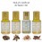 Menjewell Gift Pack of 4 Long Lasting Roll on Oudh Attar Perfumes