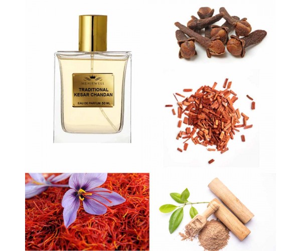 Menjewell Kesar Chandan Perfume|Long Lasting Perfume For Men & Women|Best Everyday Perfume Eau de Parfum - 50 ml  (For Men & Women)