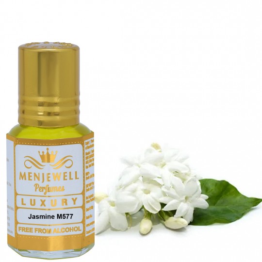 Menjewell Jasmine Attar/Ittar , Roll on Unisex Perfume 6 ML