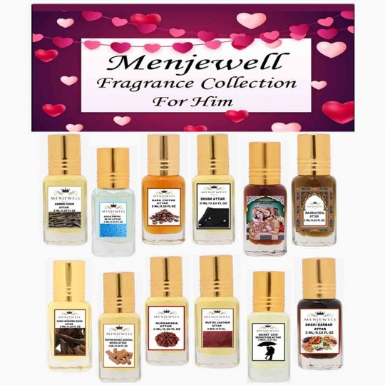 Menjewell  GIFT-SET FOR MEN (12x3ml) 36ml Attar