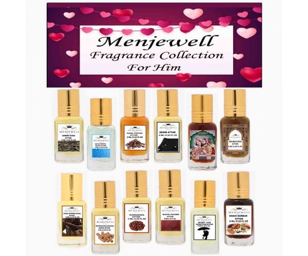 Menjewell  GIFT-SET FOR MEN (12x3ml) 36ml Attar