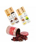 Menjewell Pack of 4 Psc (Refreshing Sandalwood,Lemon,Coffee,Shamama)9ml Attar/Perfume Floral Attar  (Mitti, Chocolate, Fruity)