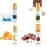 Menjewell Pack of 4 Psc ( Rain Mitti, Chocolate, Juicy Orange , Aqua Fresh ) 9ml Attar/Perfume