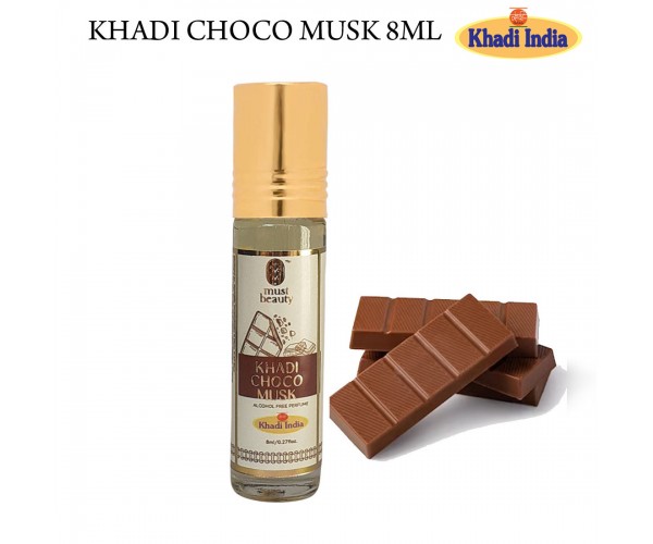 Khadi India Mustbeauty co Choco Musk Attar Perfume|Extra Long Lasting Fragrance|Premium attar Perfume -8ml