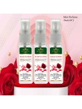 Menjewell Pack Of 3 Magical Rose women Perfume 24ml 