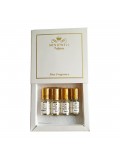 Menjewell Fragrances Gift Pack of 4 Long Lasting Roll on Attar Perfumes(Adventure/Aqua/Oudh/Denim)