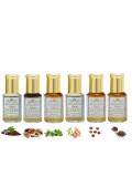 Menjewell Set of 6  Winter Attar Gift Pack for men and women(6x3ml) 18ml