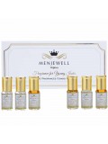 Menjewell Set Of 6 Woody Attar Gift Pack for men(6x3ml)18ml