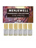 Menjewell Set Of 6 Spring Attar Gift Pack For Men & Women(6x3ml)18ml