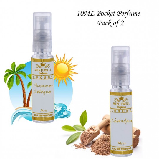 Menjewell Cologne & Chandan Pocket Perfume 20ml For Men