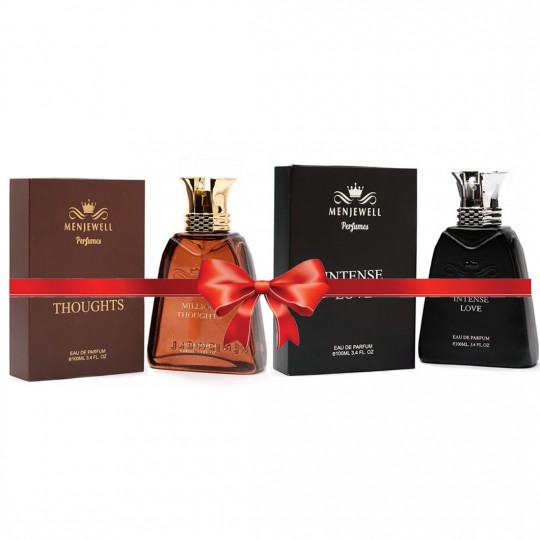 Menjewell Set of 2 INTENSE LOVE & MILLION THOUGHT Men perfume 200ml