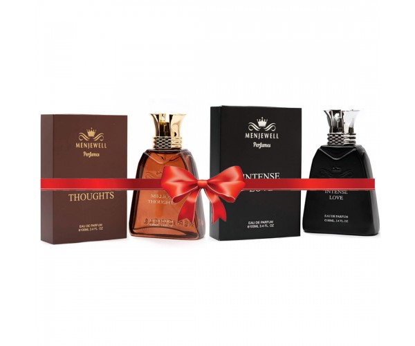 Menjewell Set of 2 INTENSE LOVE & MILLION THOUGHT Men perfume 200ml