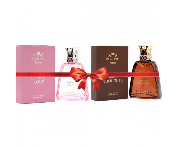 Menjewell Set of 2 FLORAL LOVE & MILLION THOUGHT perfume 200ml