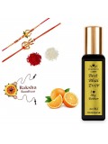 Rakhi, Perfume Set  (20ml Perfume For Brother With 2 Rakhi)