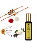 Rakhi, Perfume Set  (Special Perfume For Brother 20ml With 2 Rakhi)