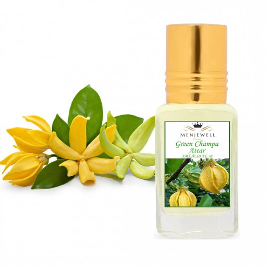 Menjewell Green Champa Attar