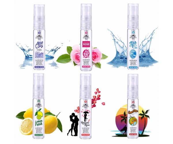 Menjewell Perfumes Gift Set Of 6 For Men & Women (6x10ml) 60ml