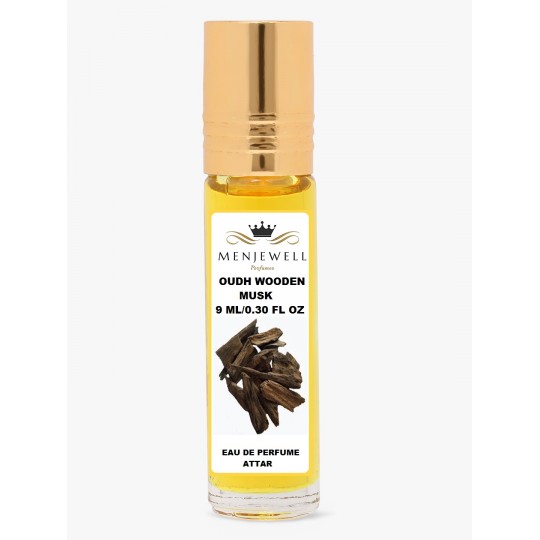 Menjewell Oud Wooden Musk Attar 9ml